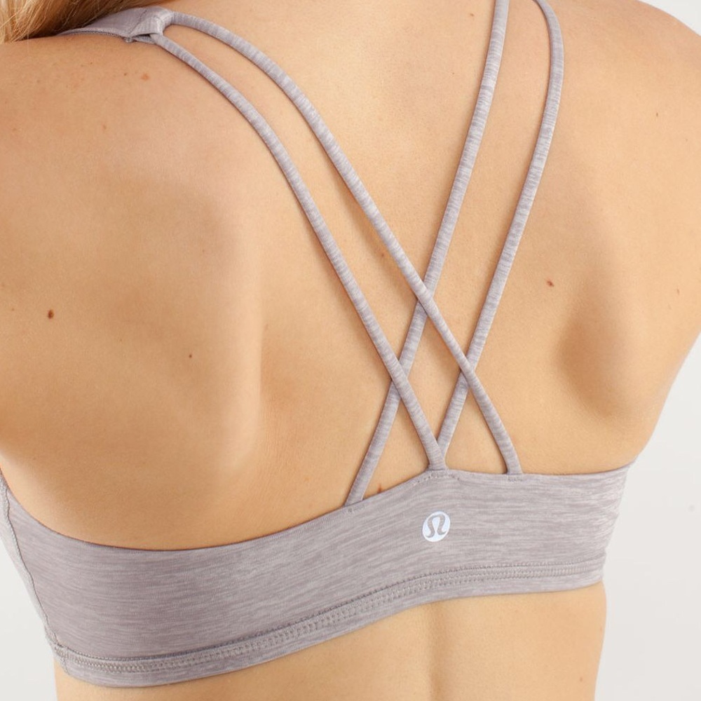 Lululemon Free to Be Bra Gray 8
